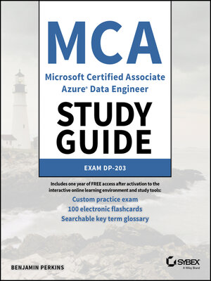 cover image of MCA Microsoft Certified Associate Azure Data Engineer Study Guide